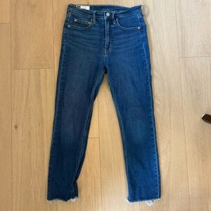 GAP High Rise Cigarette Jeans